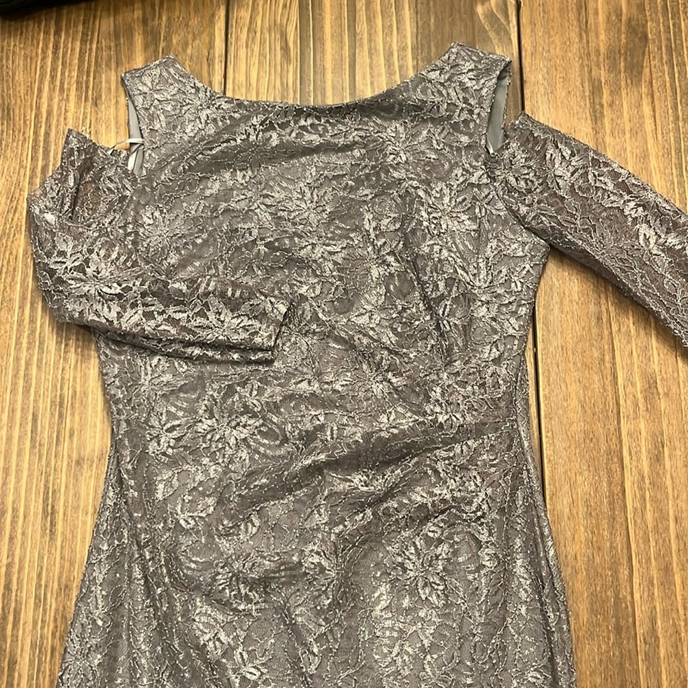 Gray Marina women’s gown, size 12